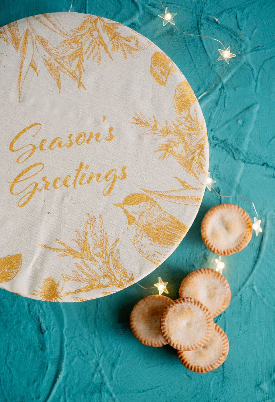Season's Greetings Add-On Range Fabric Food Cover