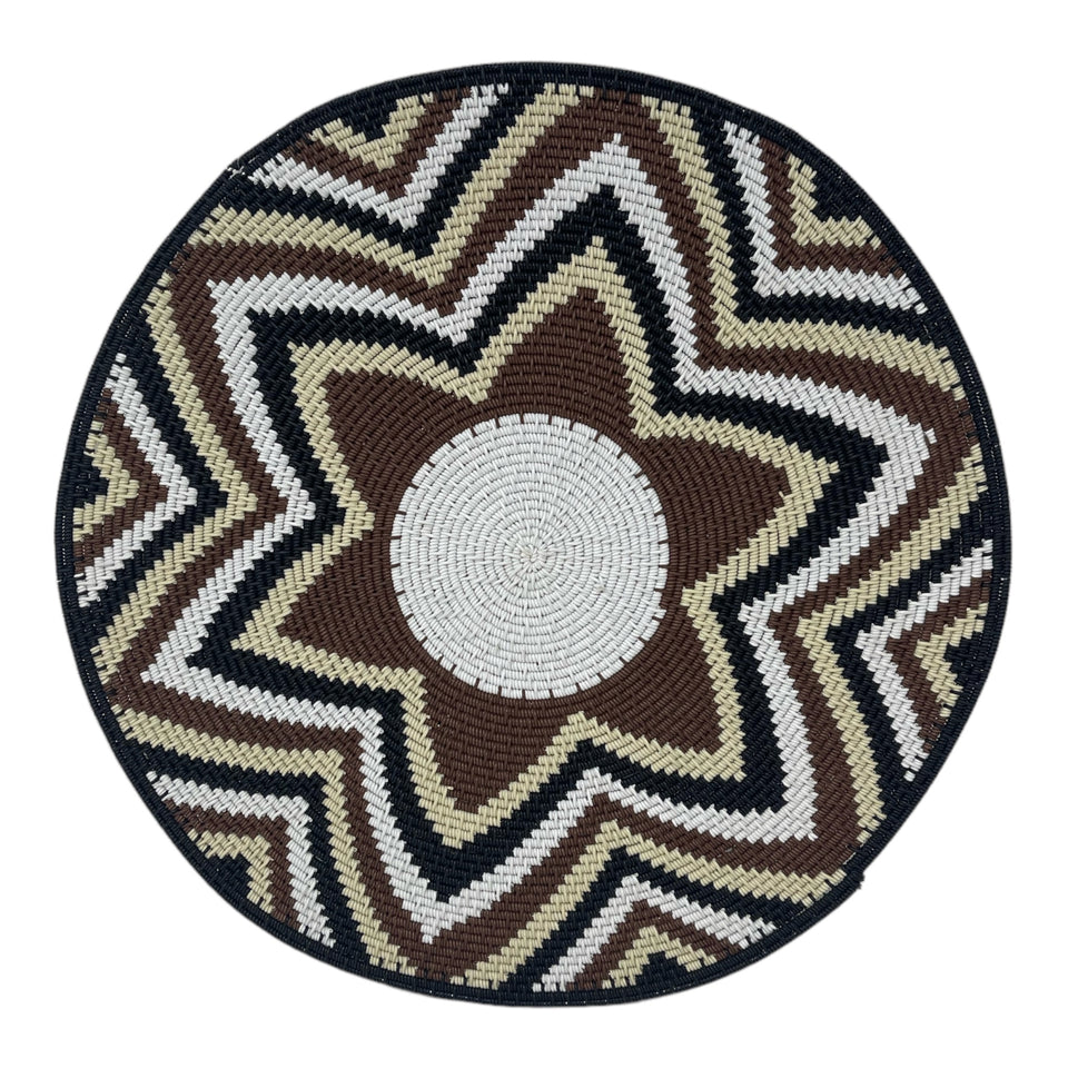 African Wire Coil Woven Platter