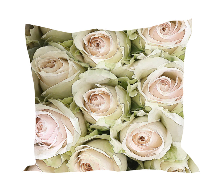 Vintage Rose Pillow Cover