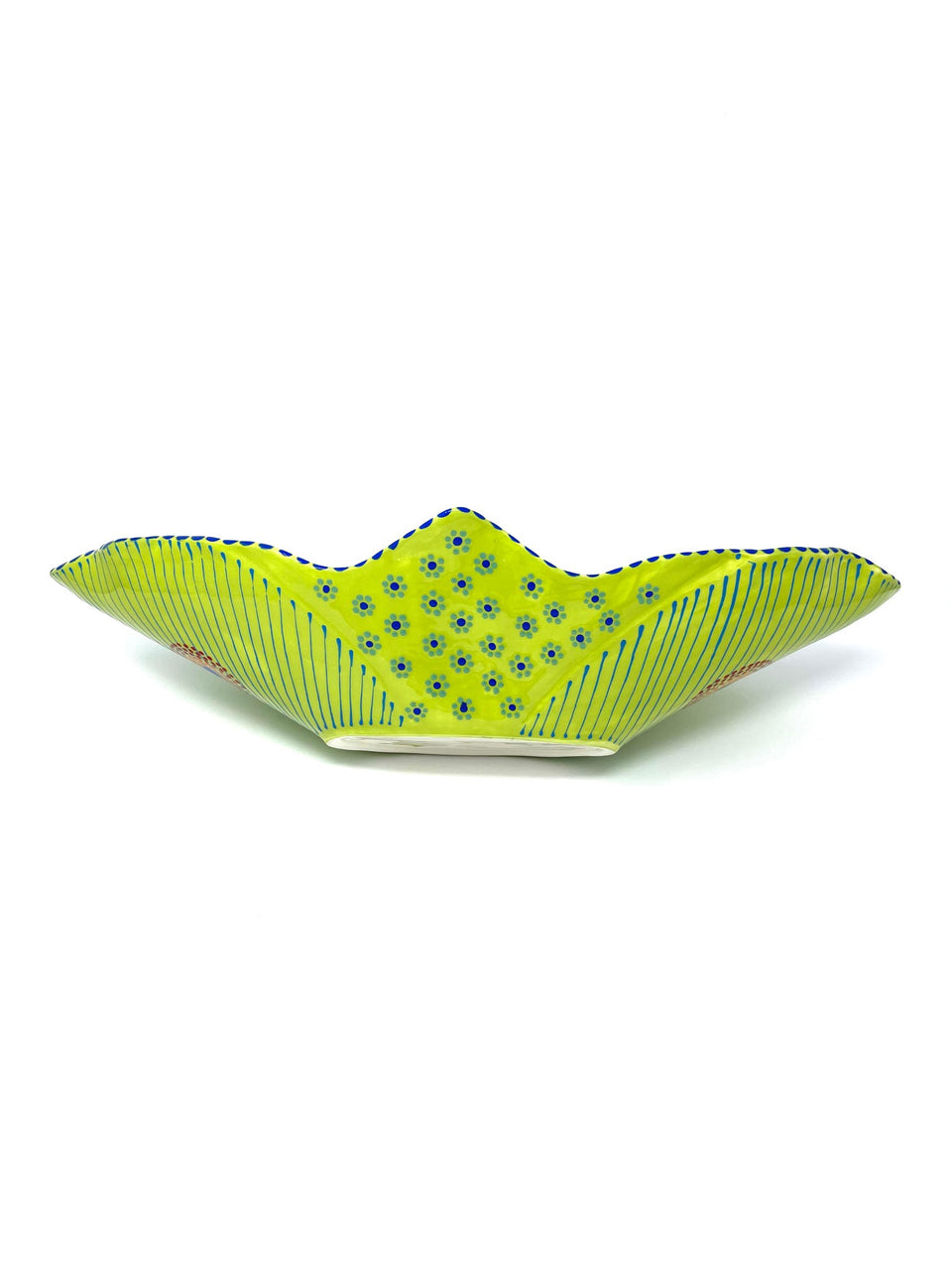 Potters Lime Green Lily Boat