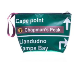 Cape Town Street Sign PVC Clutch