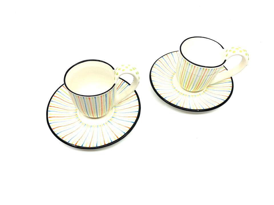 Potters Tea Cup & Saucer