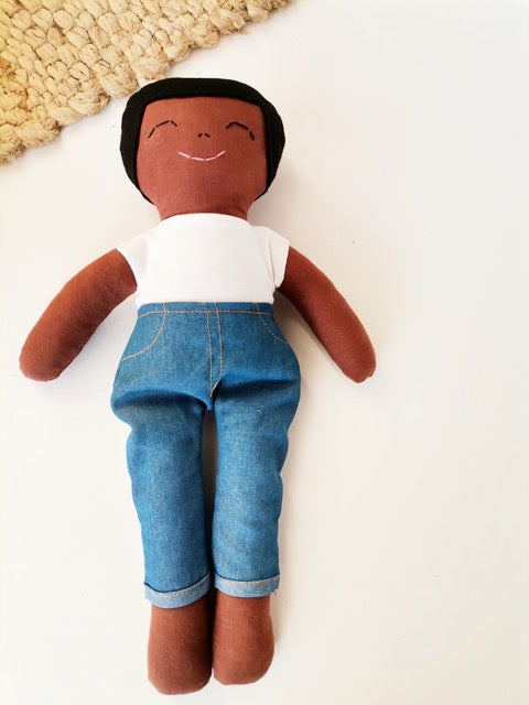 Imibongo kaMakhulu Handmade Fabric Sibu Boy Doll
