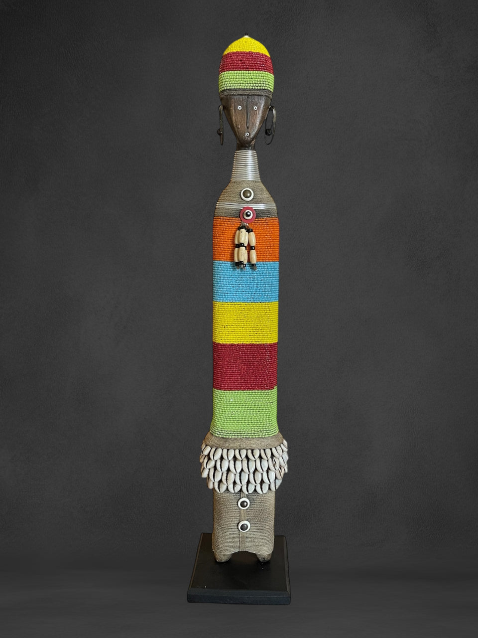 Beaded Namji Doll 25" Multicolor