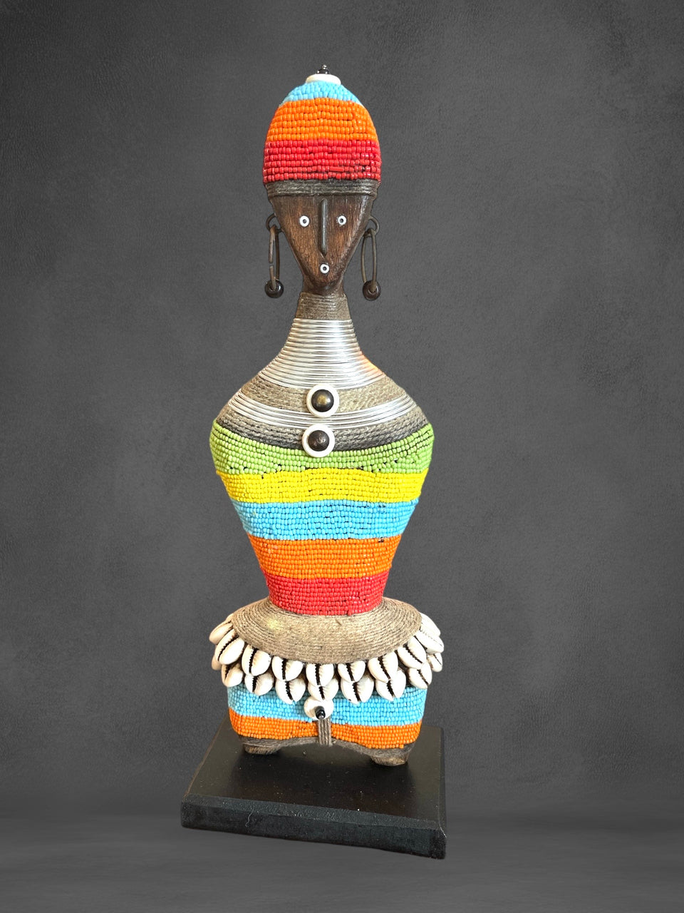 Beaded Namji Doll 13" Multicolor