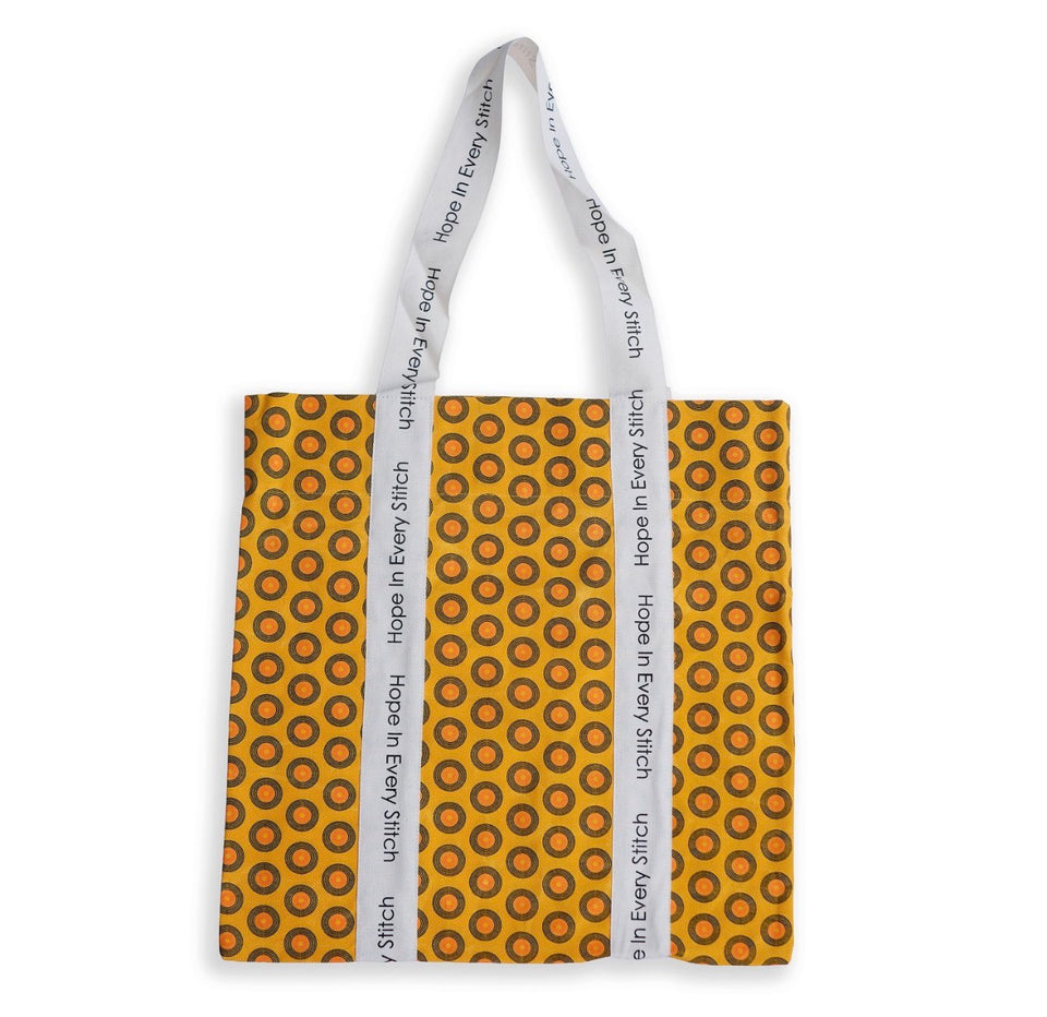Hope in Every Stitch Shweshwe Tote