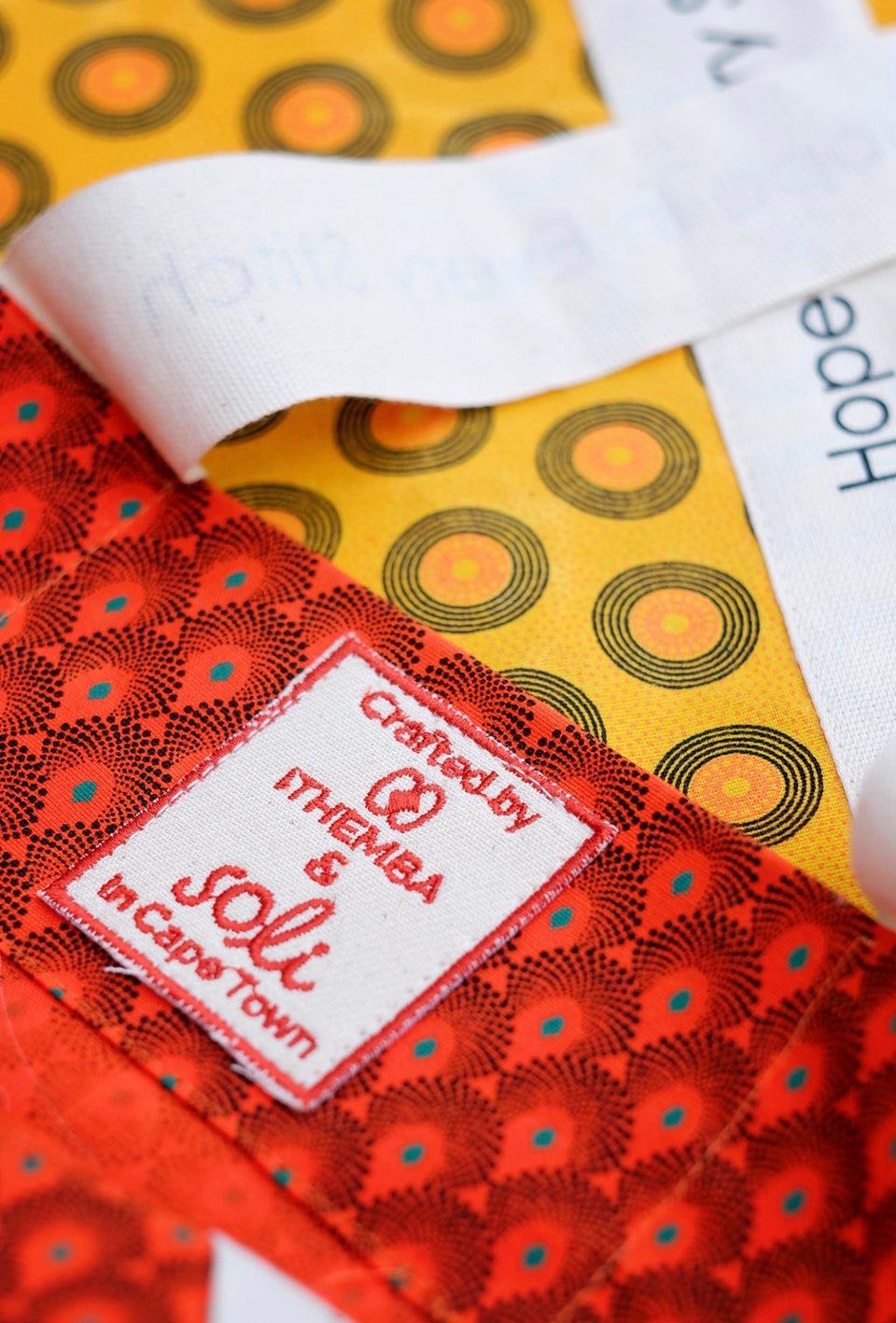 Hope in Every Stitch Shweshwe Tote