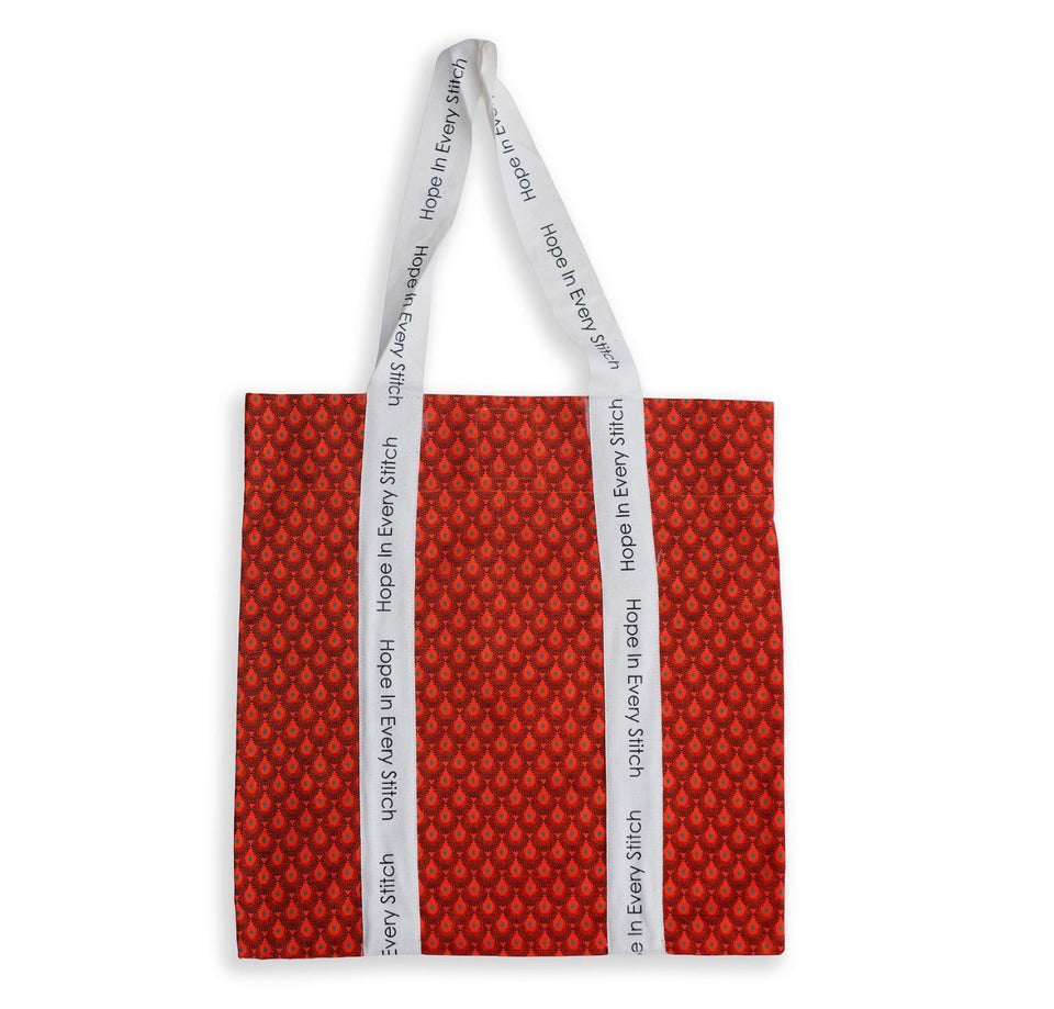Hope in Every Stitch Shweshwe Tote
