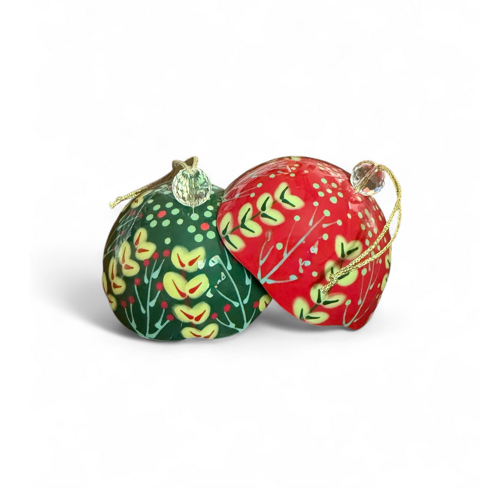 Hand-Painted Ceramic Heather Flower Ornament – Potterswork