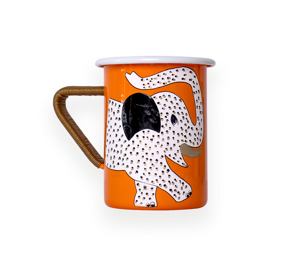 Spirit of Africa Elephant Enamel Mug