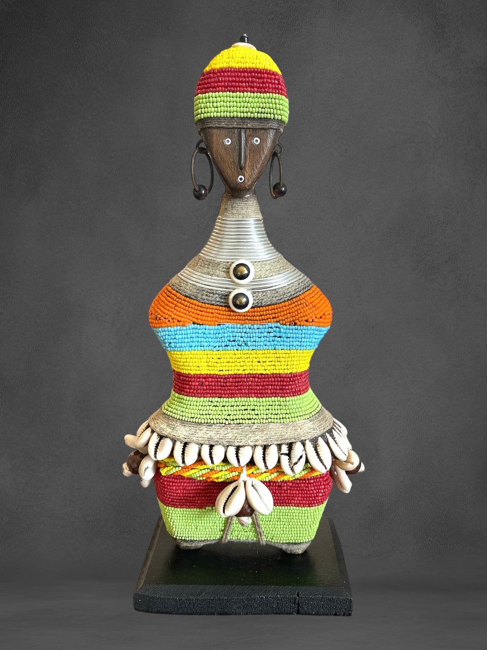 Beaded Namji Doll 13" Multicolor