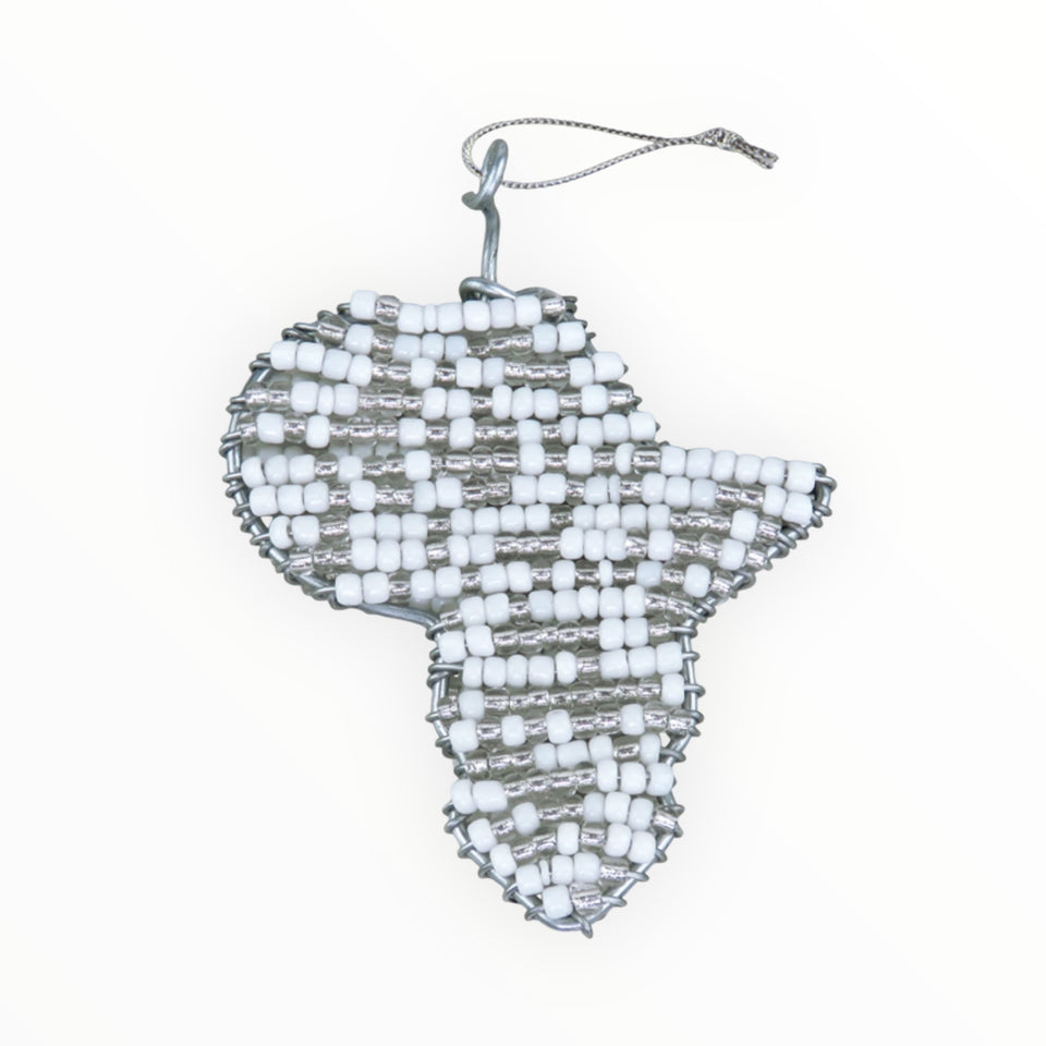 Zulu Beaded Africa Christmas Ornament