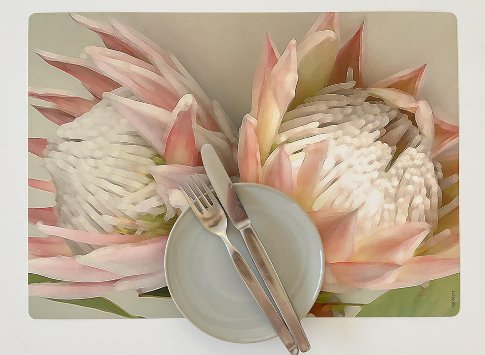 King Protea in Pink Placemats