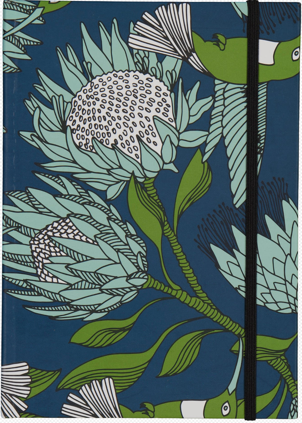 Alove Supreme Protea A5 Notebook – Blue on Gunmetal