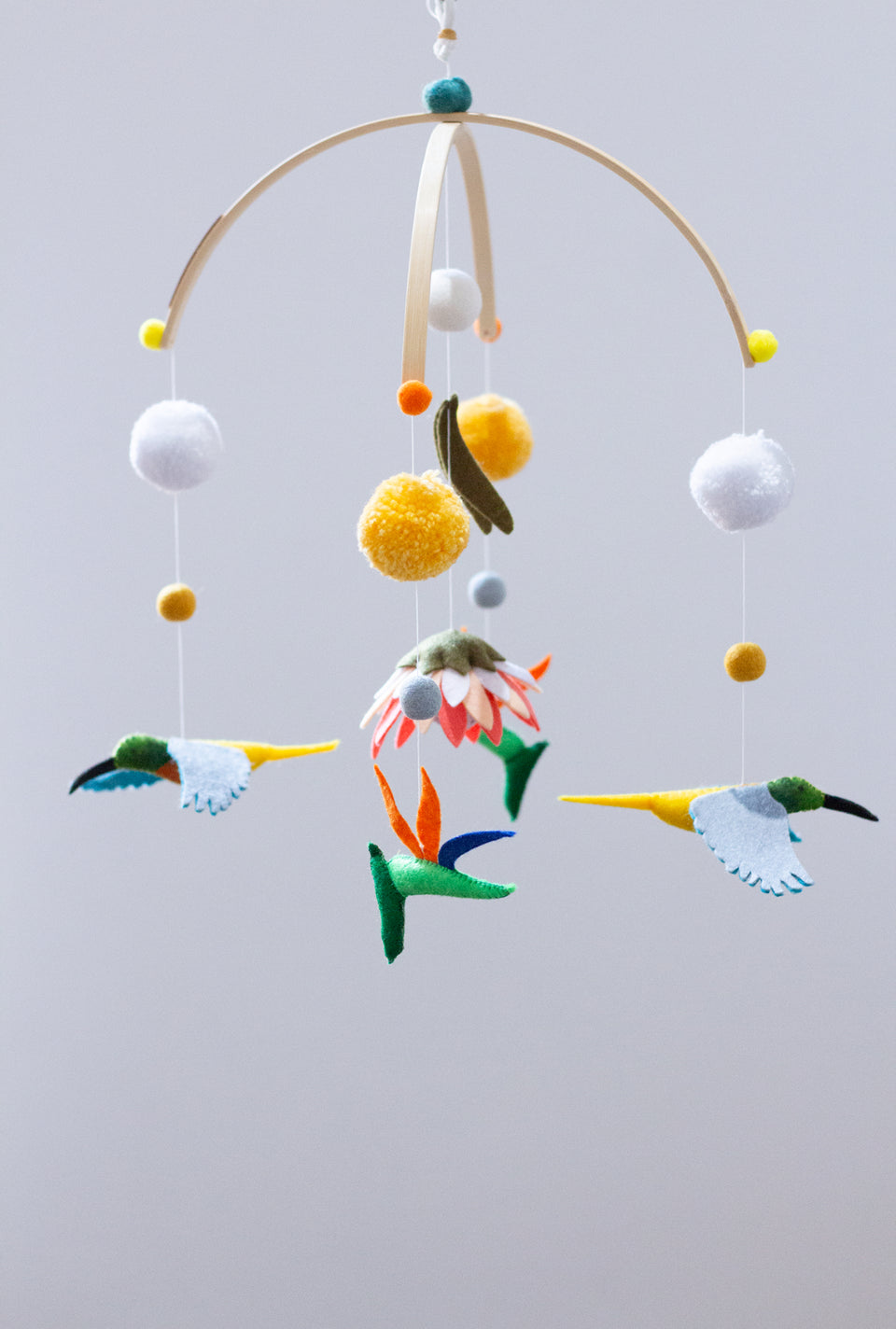 Cape Blossoms & Birds Mobile