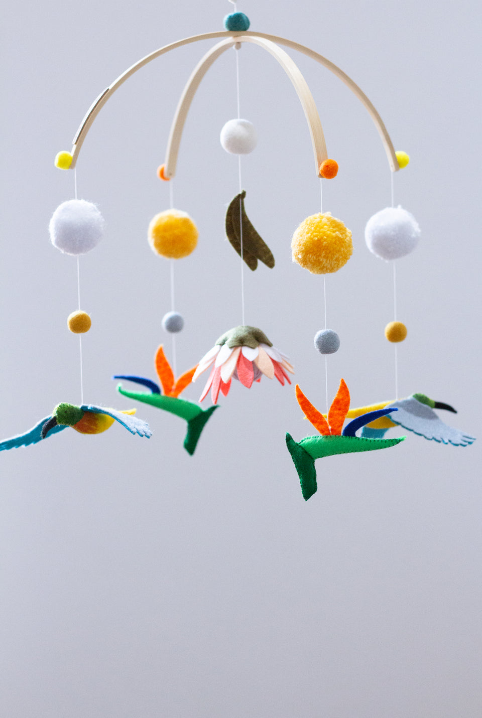 Cape Blossoms & Birds Mobile