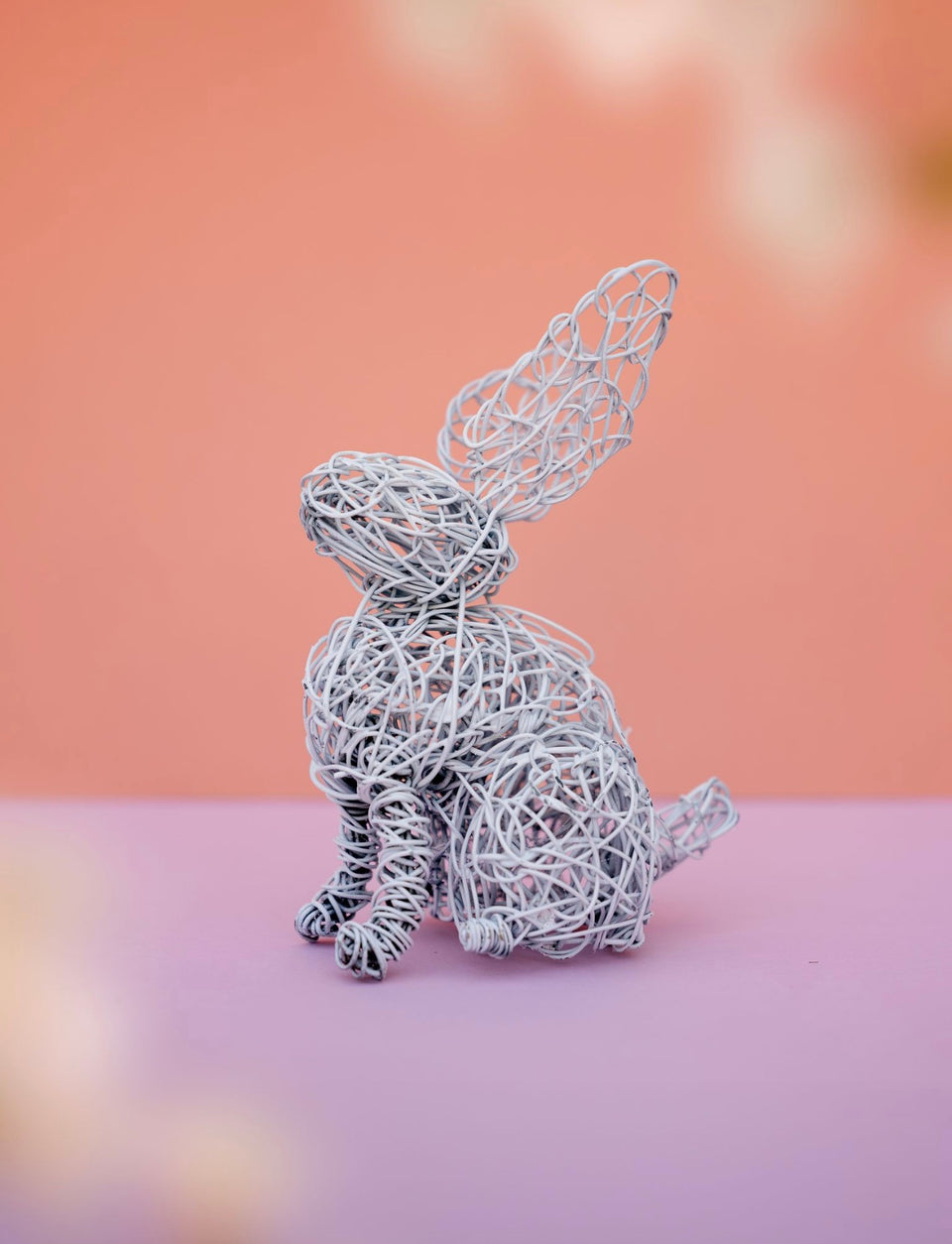 Bunny Wire Sculpture