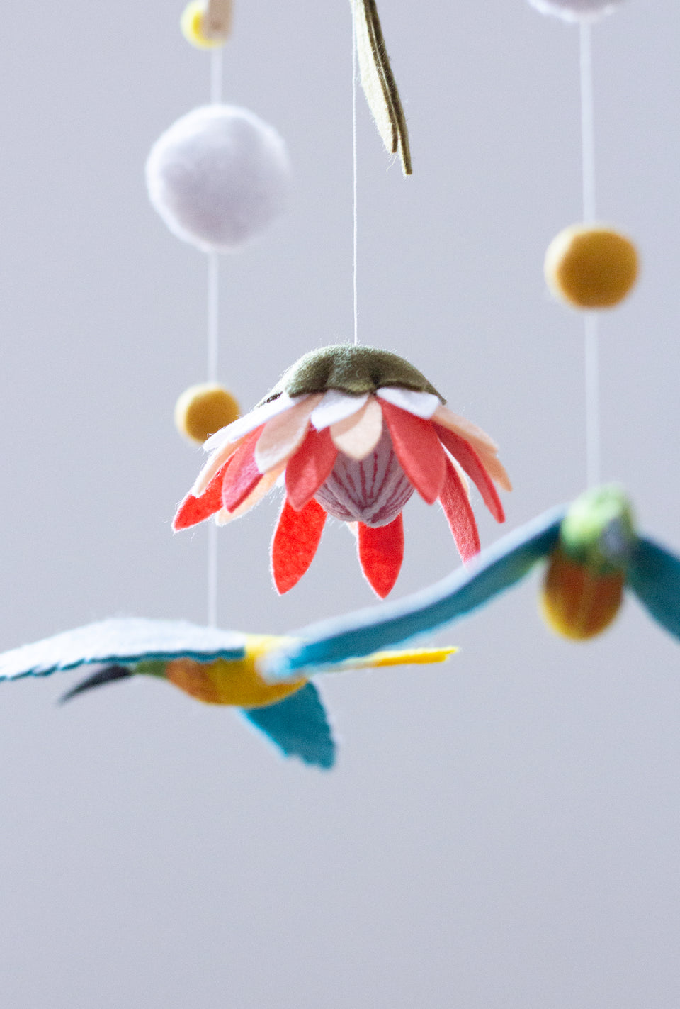 Cape Blossoms & Birds Mobile