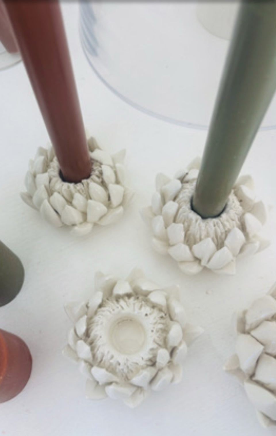 Protea Candle & Tealight Holder