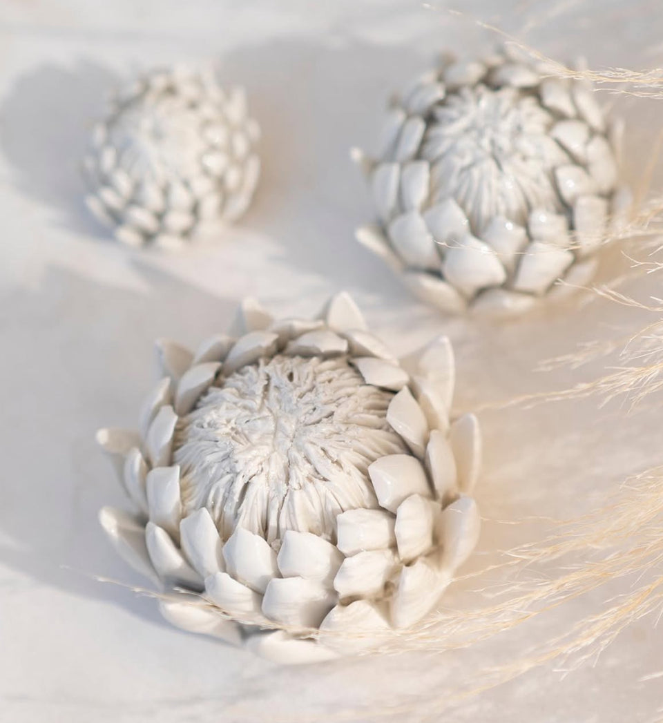 King Protea Ceramic Ornament 