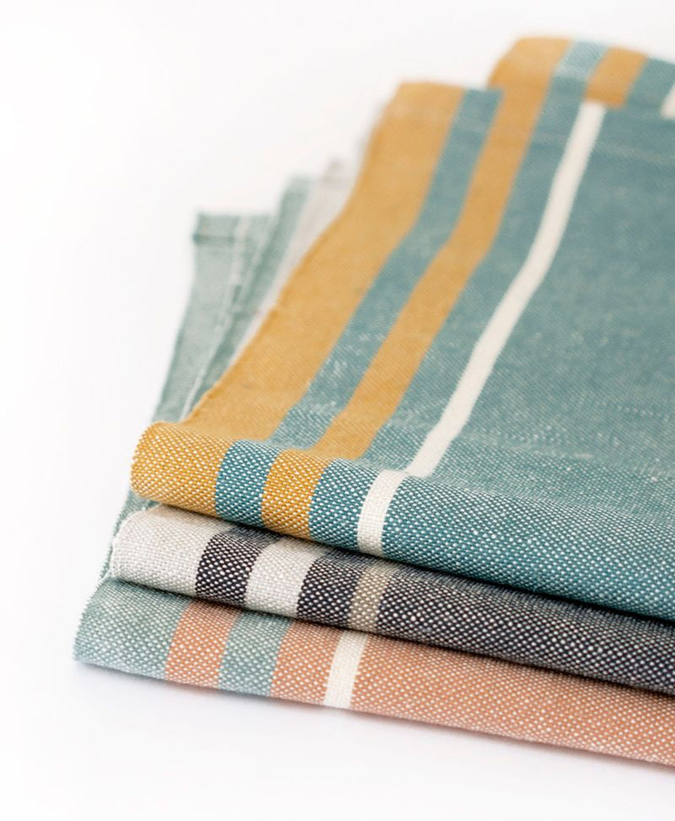 Sea Water Warp Stripe Placemat (Set of 4)