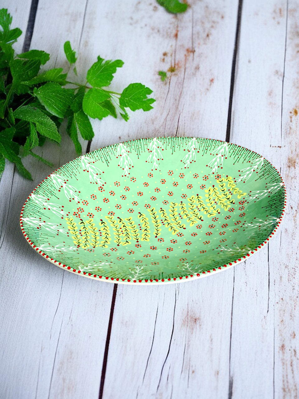 Potters Large Jasper Oval Fruit Bowl