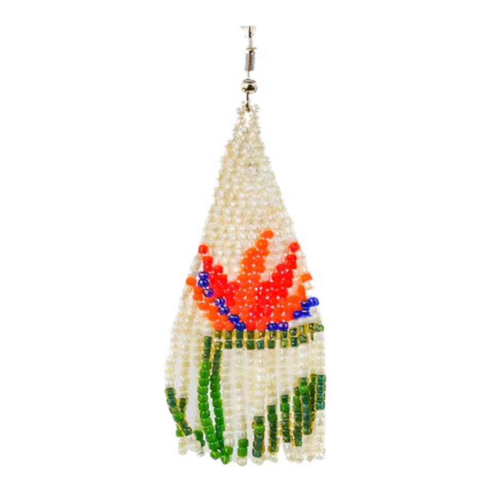 Strelitzia Beaded Earrings