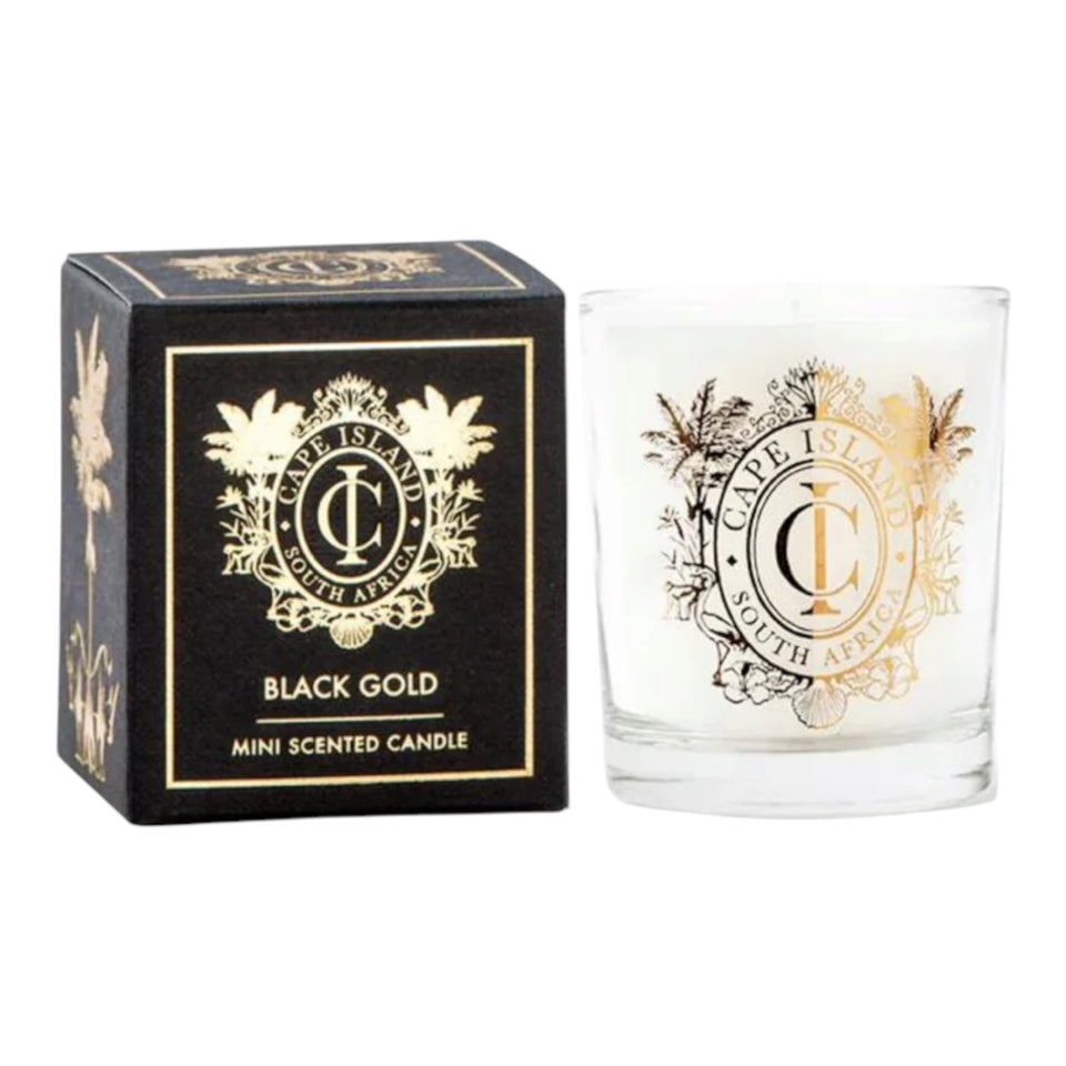 Black Gold Mini Candle