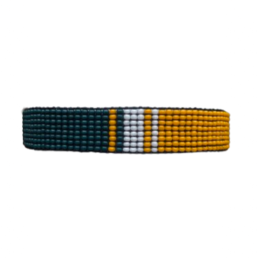 The South African Supporter Field Lines Beaded Bracelet