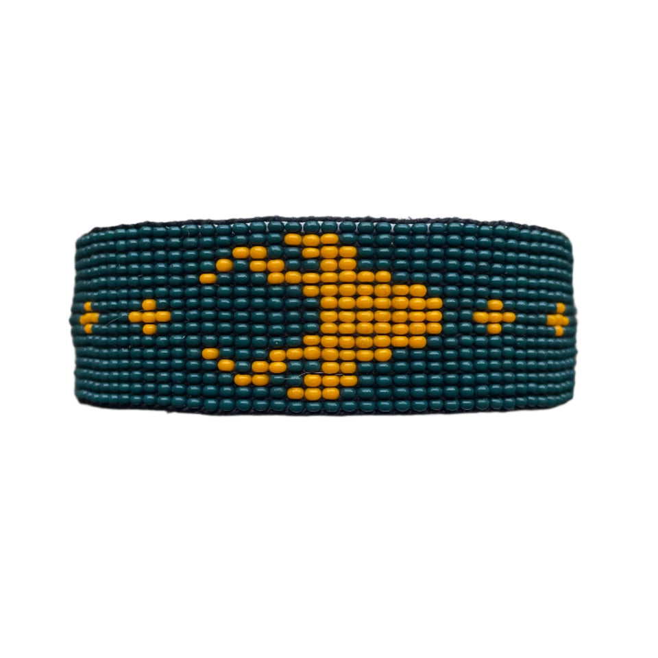 The South African Supporter Springbok Beaded Bracelet