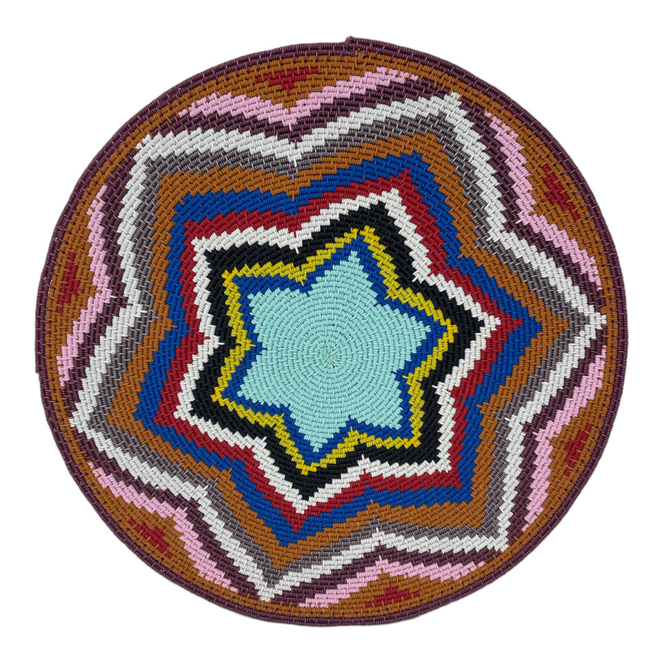 African Wire Coil Woven Platter
