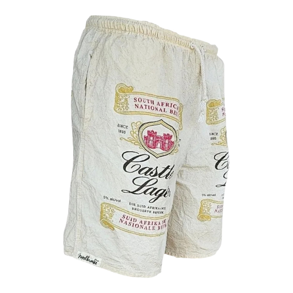 “Castle Lager” Baggie Shorts – A South African Classic