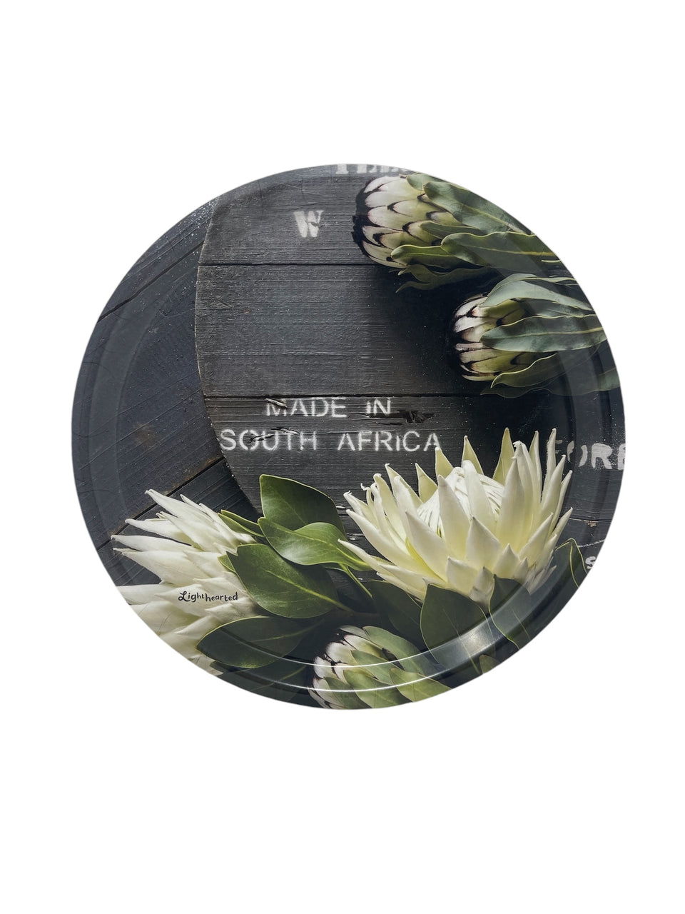 Made In SA Protea Round Melamine Tray