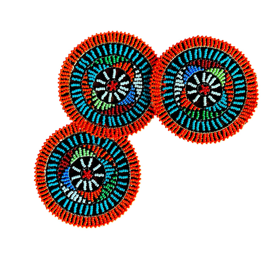 Zulu Beaded Coasters