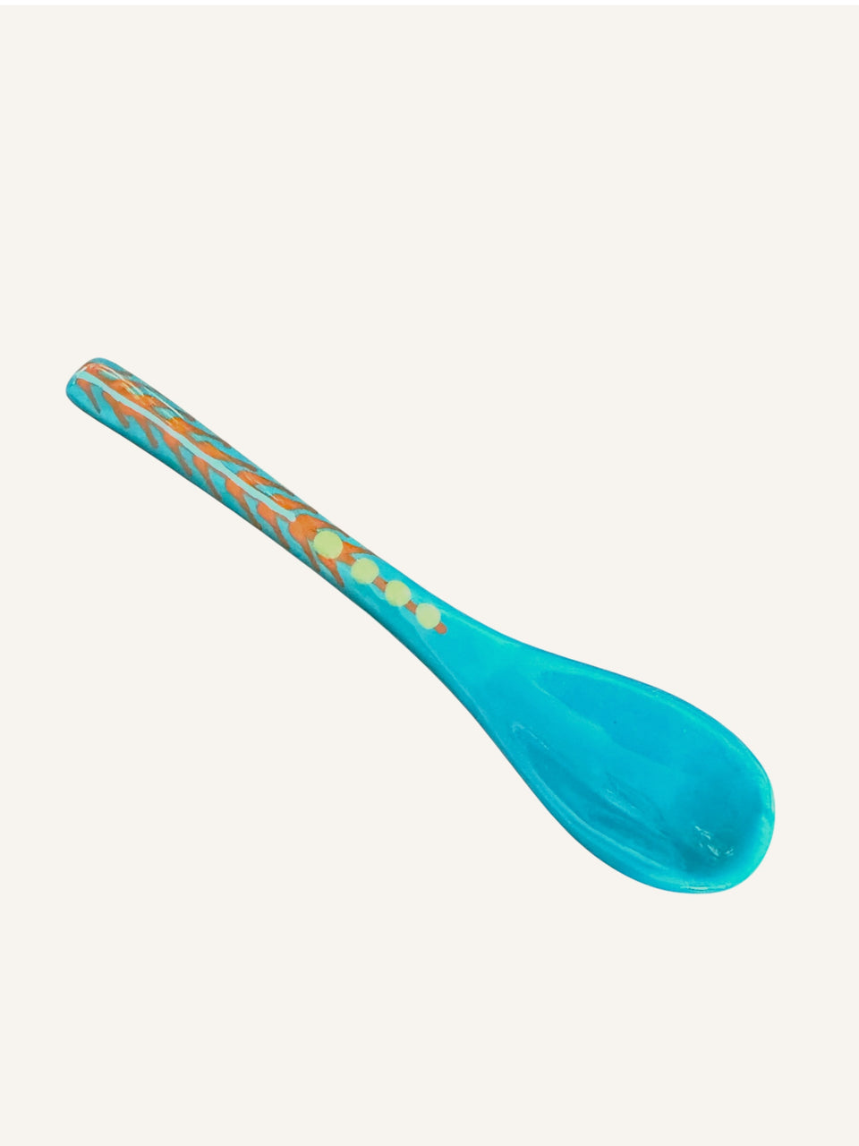 Potters Ceramic Salt Spoon