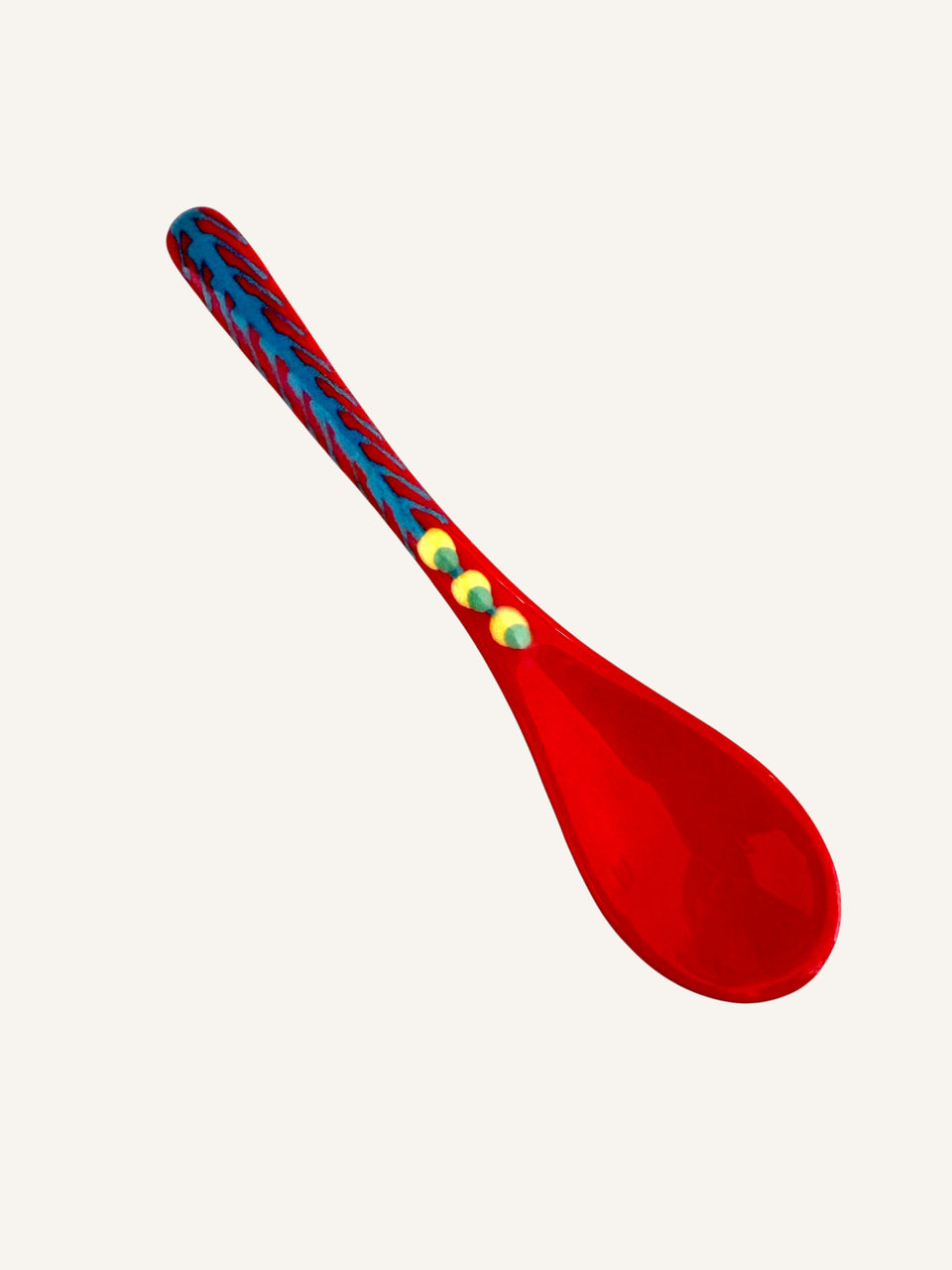 Potters Ceramic Salt Spoon