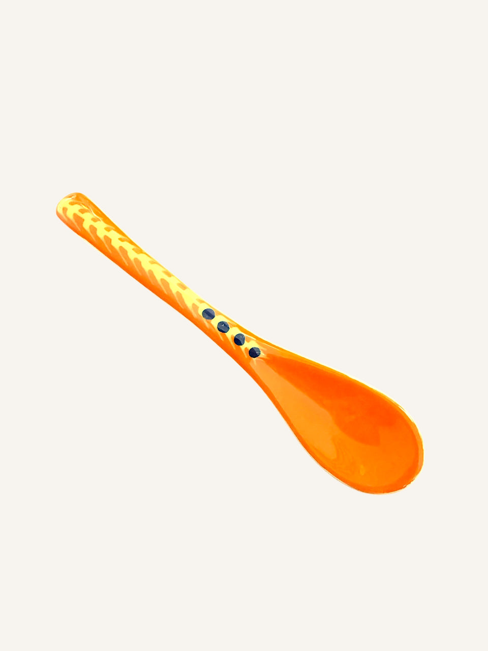 Potters Ceramic Salt Spoon