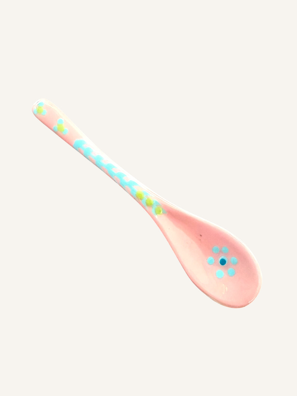 Potters Ceramic Salt Spoon