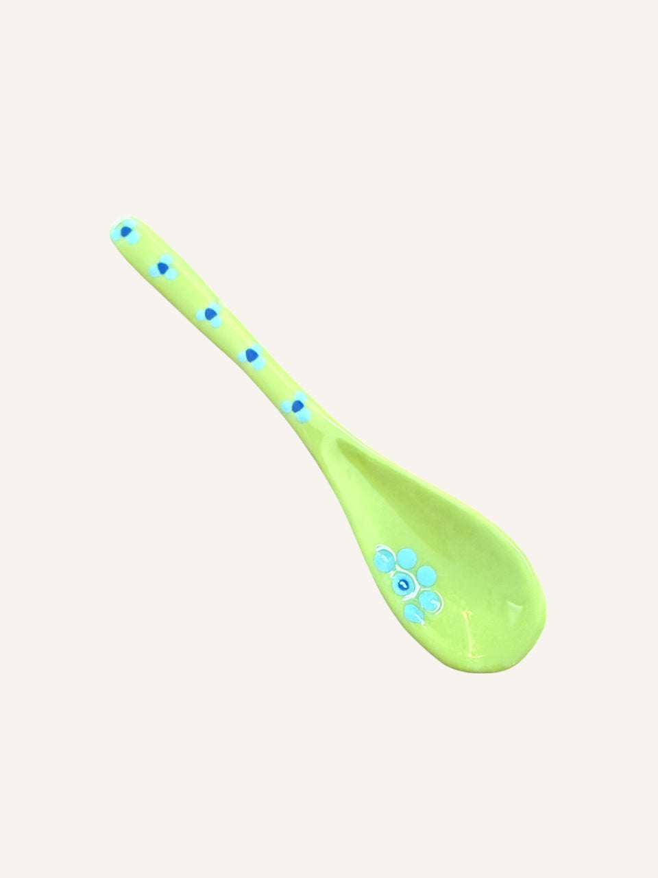 Potters Ceramic Salt Spoon