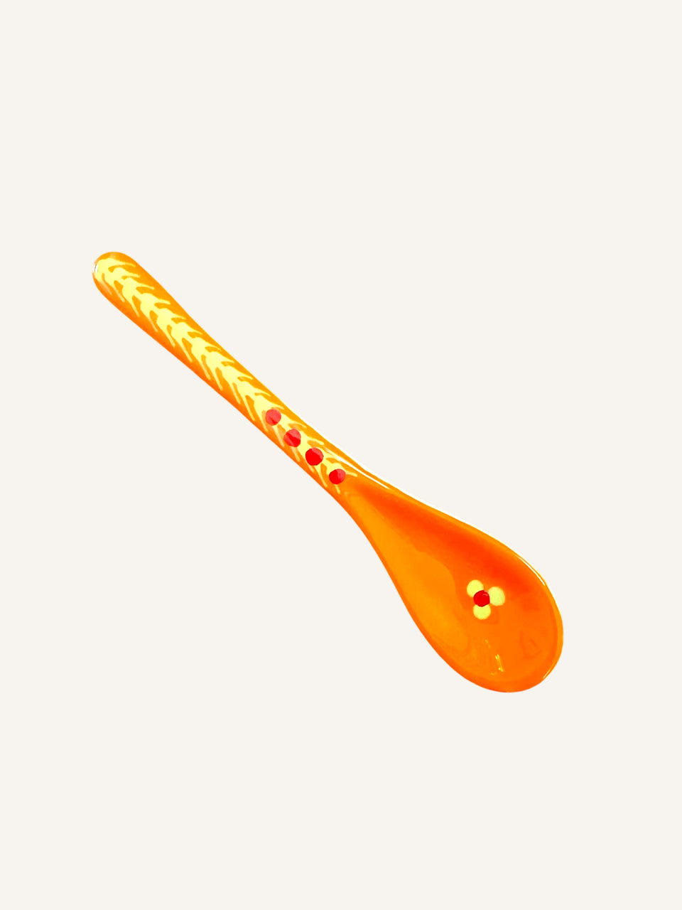 Potters Ceramic Salt Spoon