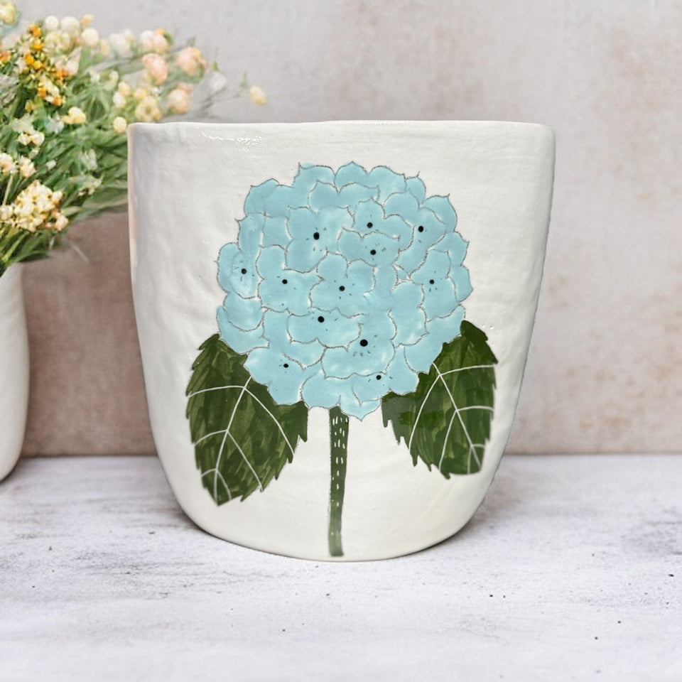 Gemma Orkin Ceramic Pot - Hydrangea