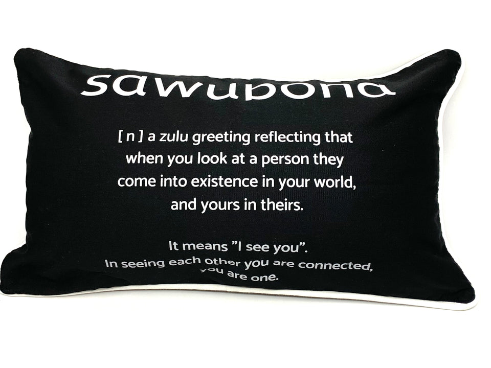 Sawubona Pillow Cover