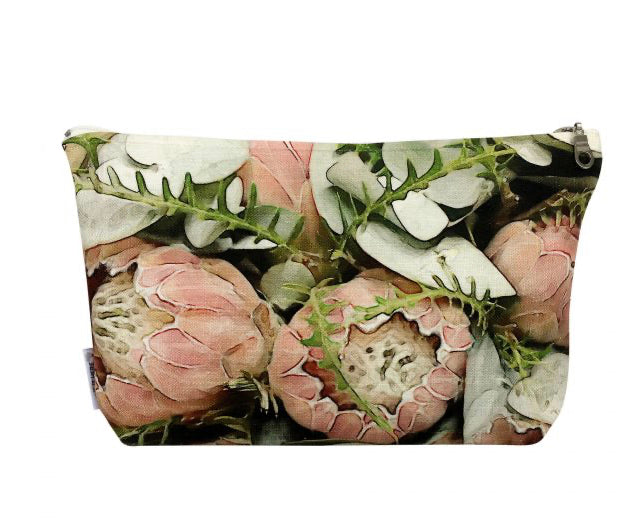 Floral & Botanical Large Fabric Pouch