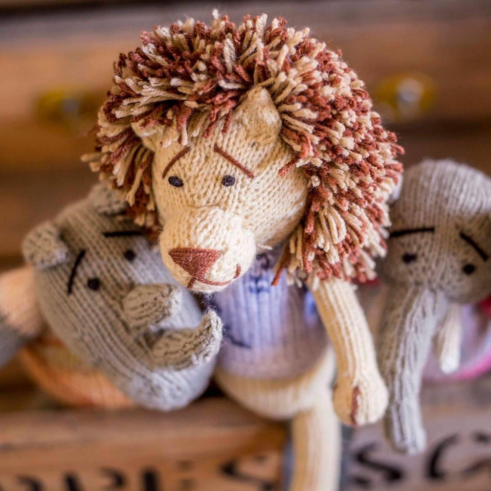Shumba - Lion Hand Knitted Soft Toy