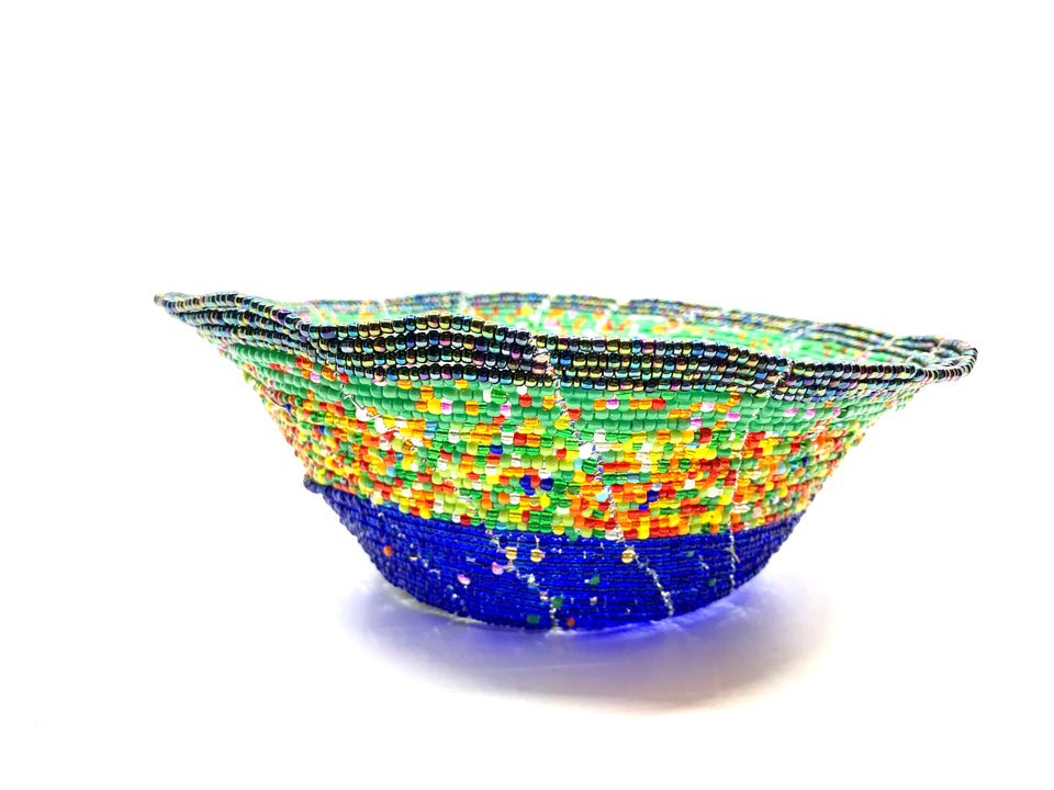 Hand Beaded African Bowls