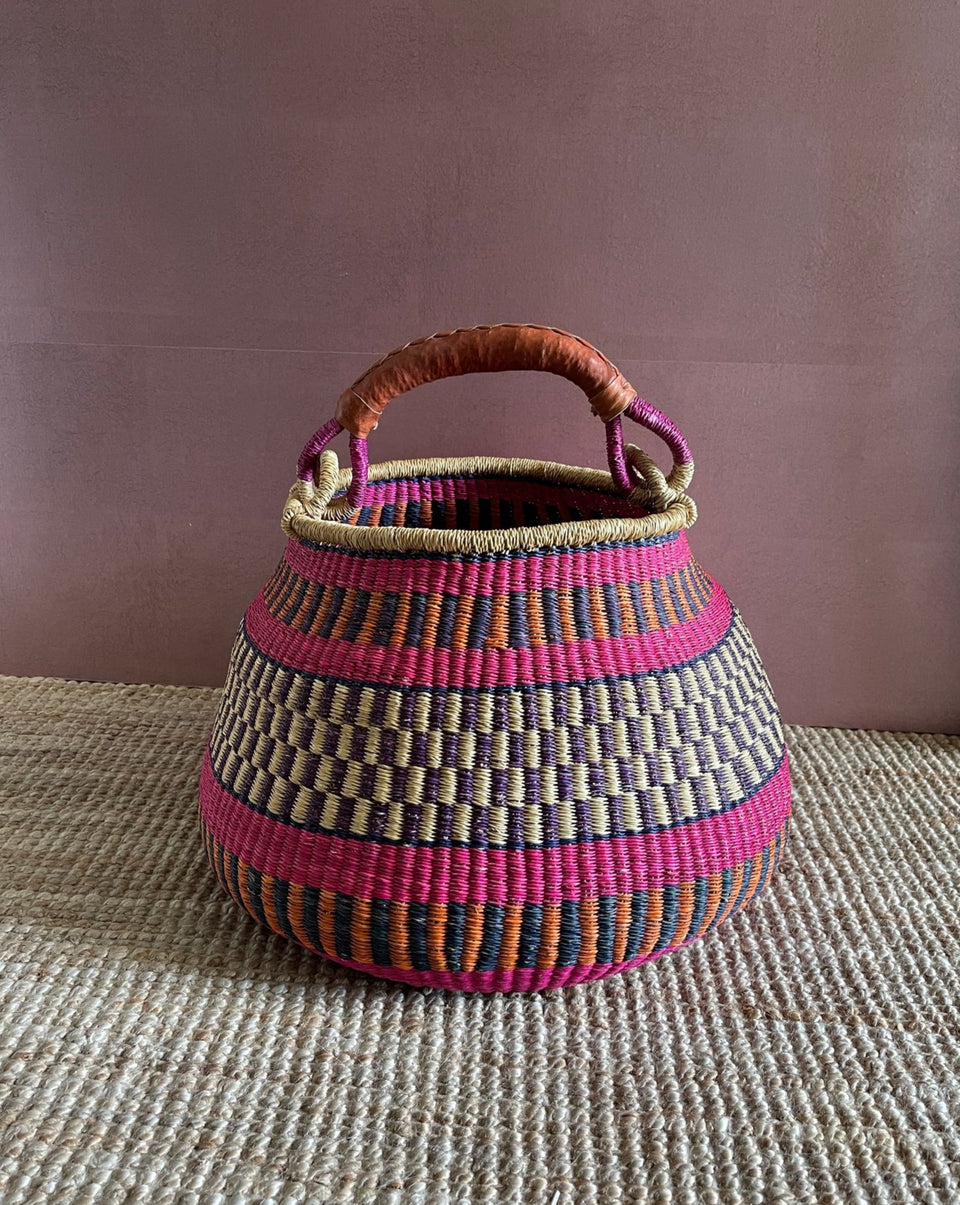 Ghanaian Large Bolga Pot Basket