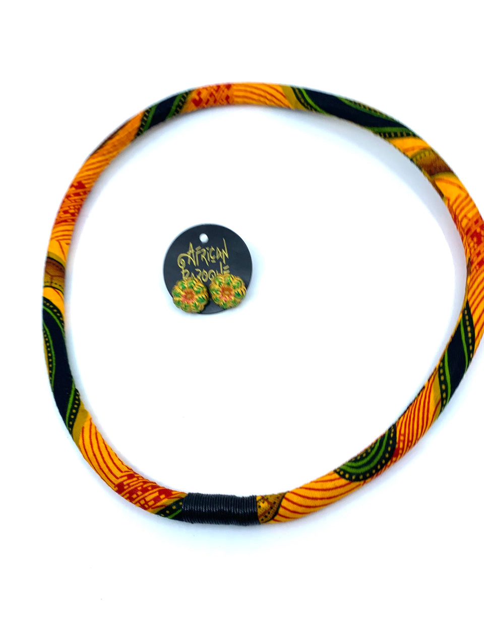 Shweshwe Fabric Solo Necklace
