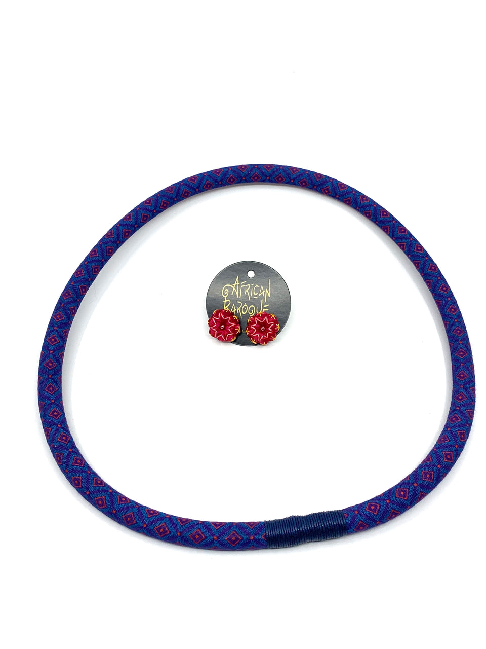 Shweshwe Fabric Solo Necklace