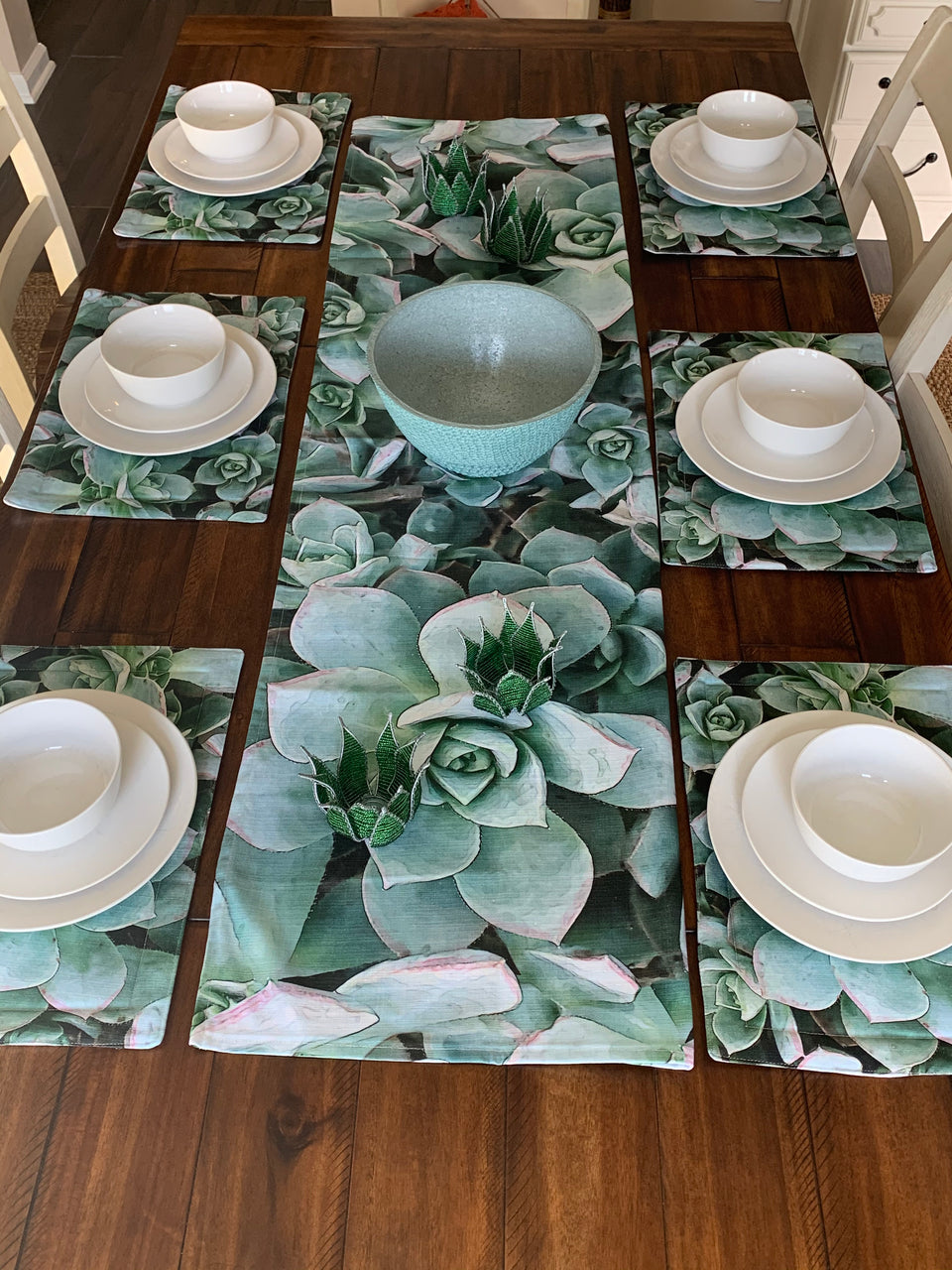 succulent runner Succulent Table Runner – Ithemba Creations