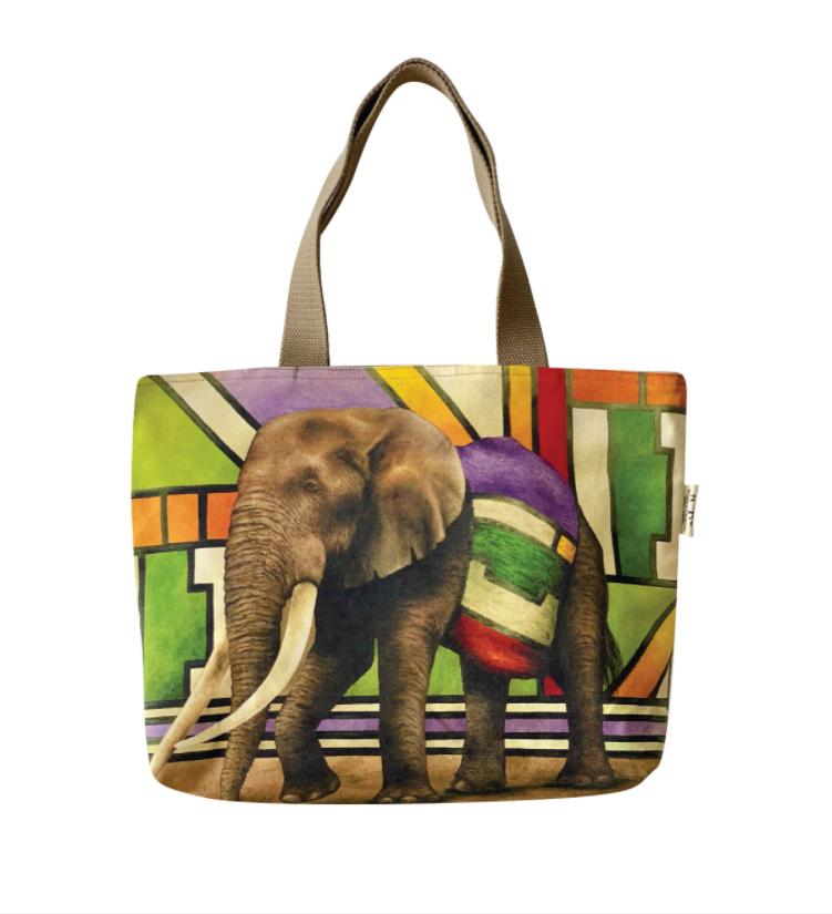 Wildlife Ndebele Canvas Bag